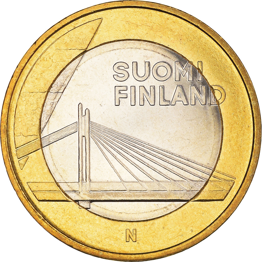 Finland, 5 Euro, Lapland, Rovaniemi 