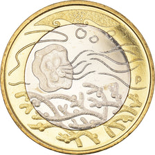 Finland, 5 Euro, Nordic Nature Series - Waters, 2014, MS(64), Bi-Metallic
