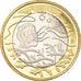 Finland, 5 Euro, Nordic Nature Series - Waters, 2014, MS(64), Bi-Metallic