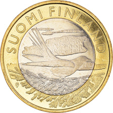 Finland, 5 Euro, Animals of the Provinces - Karelia, 2014, MS(64), Bi-Metallic