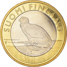 Finland, 5 Euro, Animals of the Provinces - Åland, 2014, MS(64), Bi-Metallic