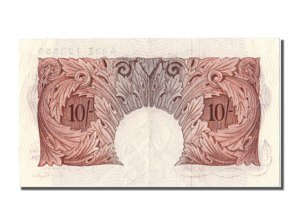 Banknote, Great Britain, 10 Shillings, 1955, AU(55-58)