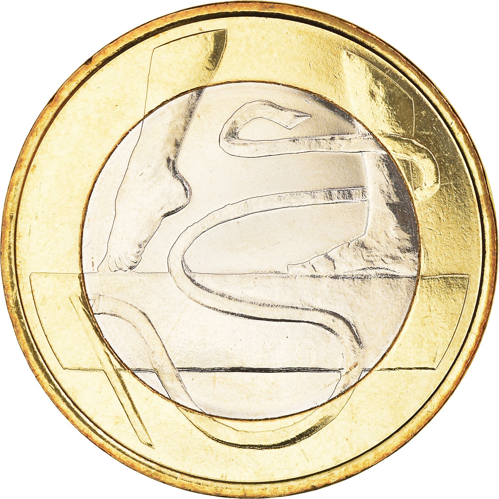 Finland, 5 Euro, Sports Coins Series - Gymnastics, 2015, MS(64), Bi-Metallic