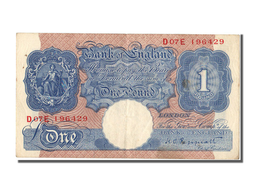 Geldschein, Großbritannien, 1 Pound, 1940, SS