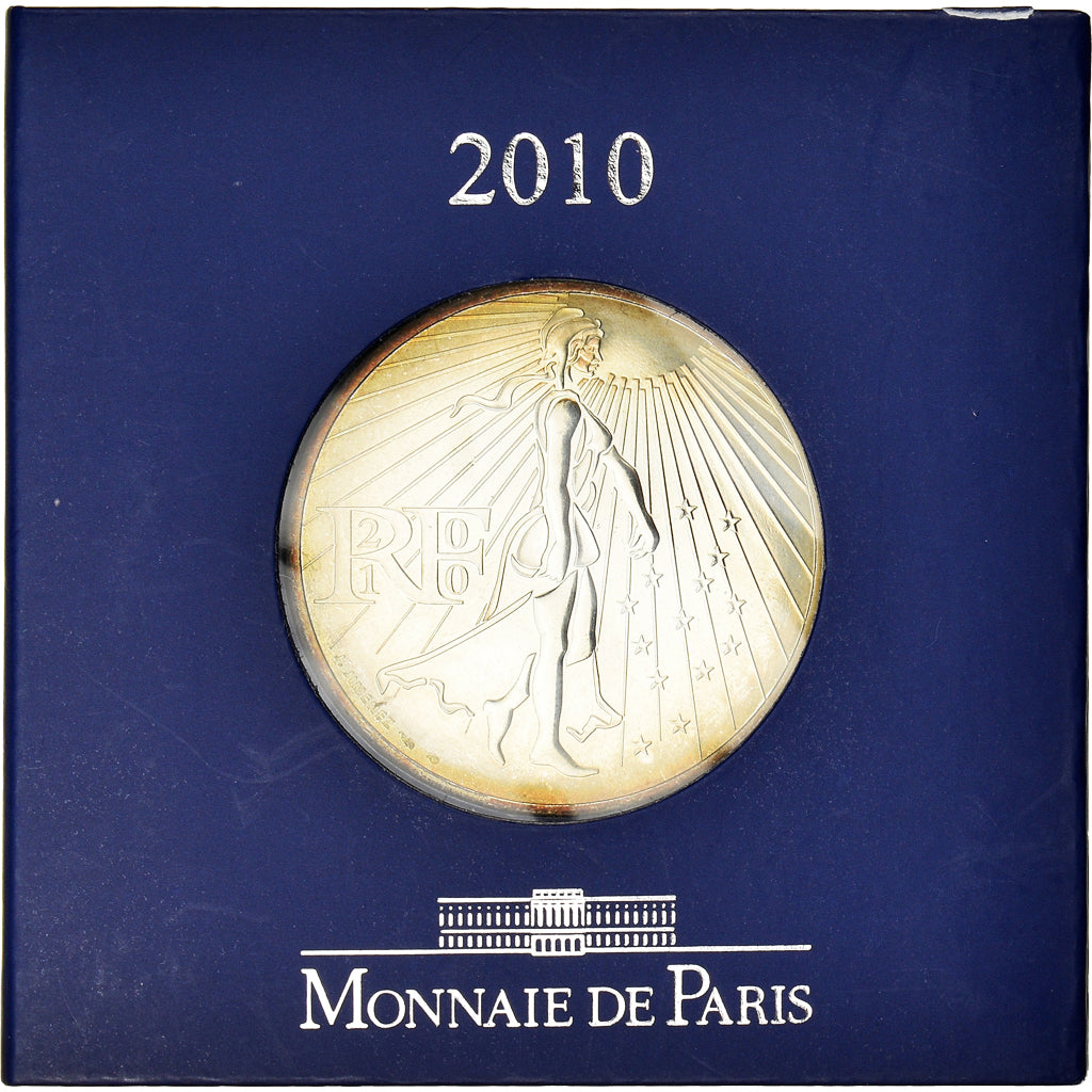 France, 50 Euro, Monnaie de Paris, Semeuse, 2010, Paris, MS(65-70), Silver