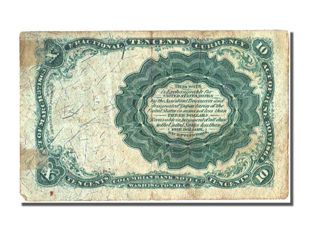 United States, 10 Cents, 1874, VF(30-35), K