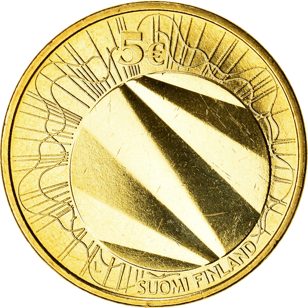 Finland, 5 Euro, World Design Capital - Helsinki, 2012, Vantaa, MS(63)