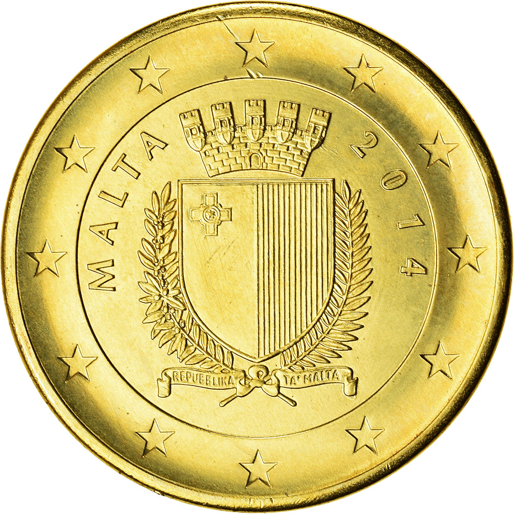 Malta, 5 Euro, First World War Centenary, 2014, MS(63), Brass, KM:161