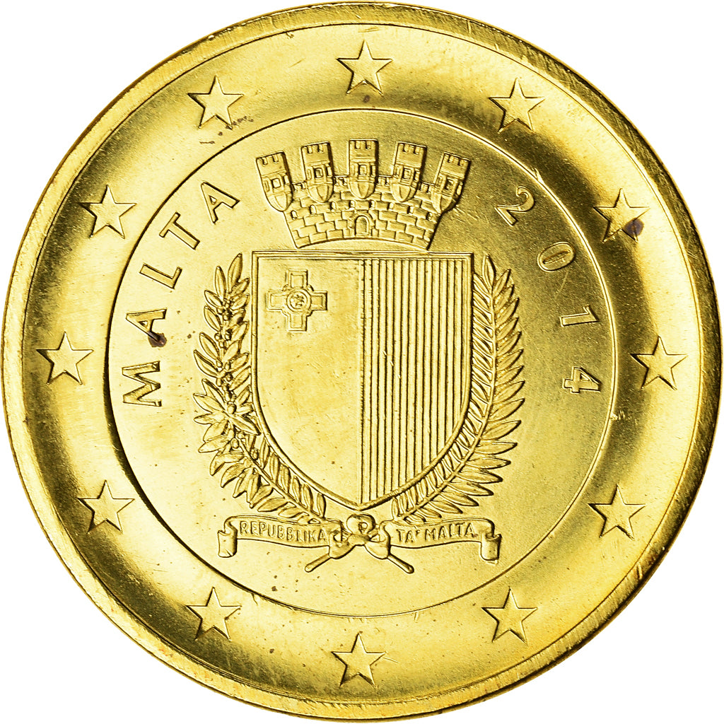 Malta, 5 Euro, First World War Centenary, 2014, SC, Latón, KM:161