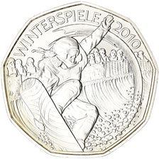 Austria, 5 Euro, 2010 Olympics, Vancouver, Snowboarding, 2010, Vienna, MS(63)