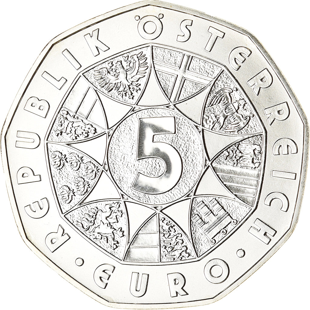 Austria, 5 Euro, 2010 Olympics, Vancouver, Snowboarding, 2010, Vienna, MS(63)