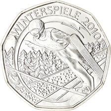 Austria, 5 Euro, 2010 Olympics, Vancouver, Ski Jump, 2010, Vienna, MS(63)