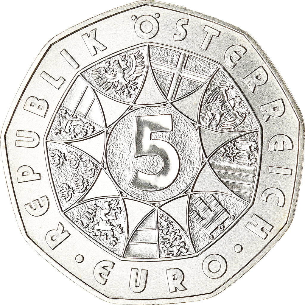 Austria, 5 Euro, 2010 Olympics, Vancouver, Ski Jump, 2010, Vienna, MS(63)