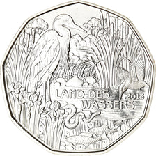 Austria, 5 Euro, Land des Wassers, 2013, Vienna, MS(64), Silver, KM:3222a