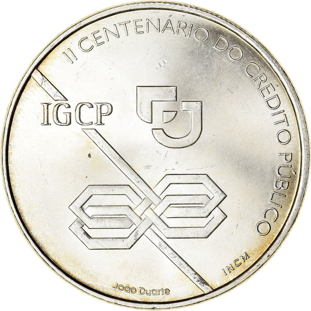 Coin, Portugal, Credito Publico, 1000 Escudos, 1997, Lisbon, MS(63), Silver