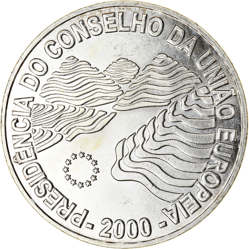 Coin, Portugal, Council of the EU, 1000 Escudos, 2000, MS(60-62), Silver, KM:724