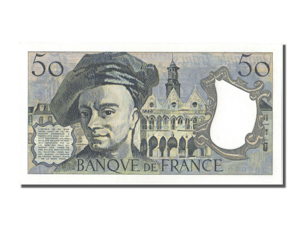 Banknote, France, 50 Francs, 50 F 1976-1992 ''Quentin de La Tour'', 1979