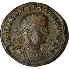 Moeda, Constantius II, Follis, 326-328, Thessalonica, AU(50-53), Bronze, RIC:158