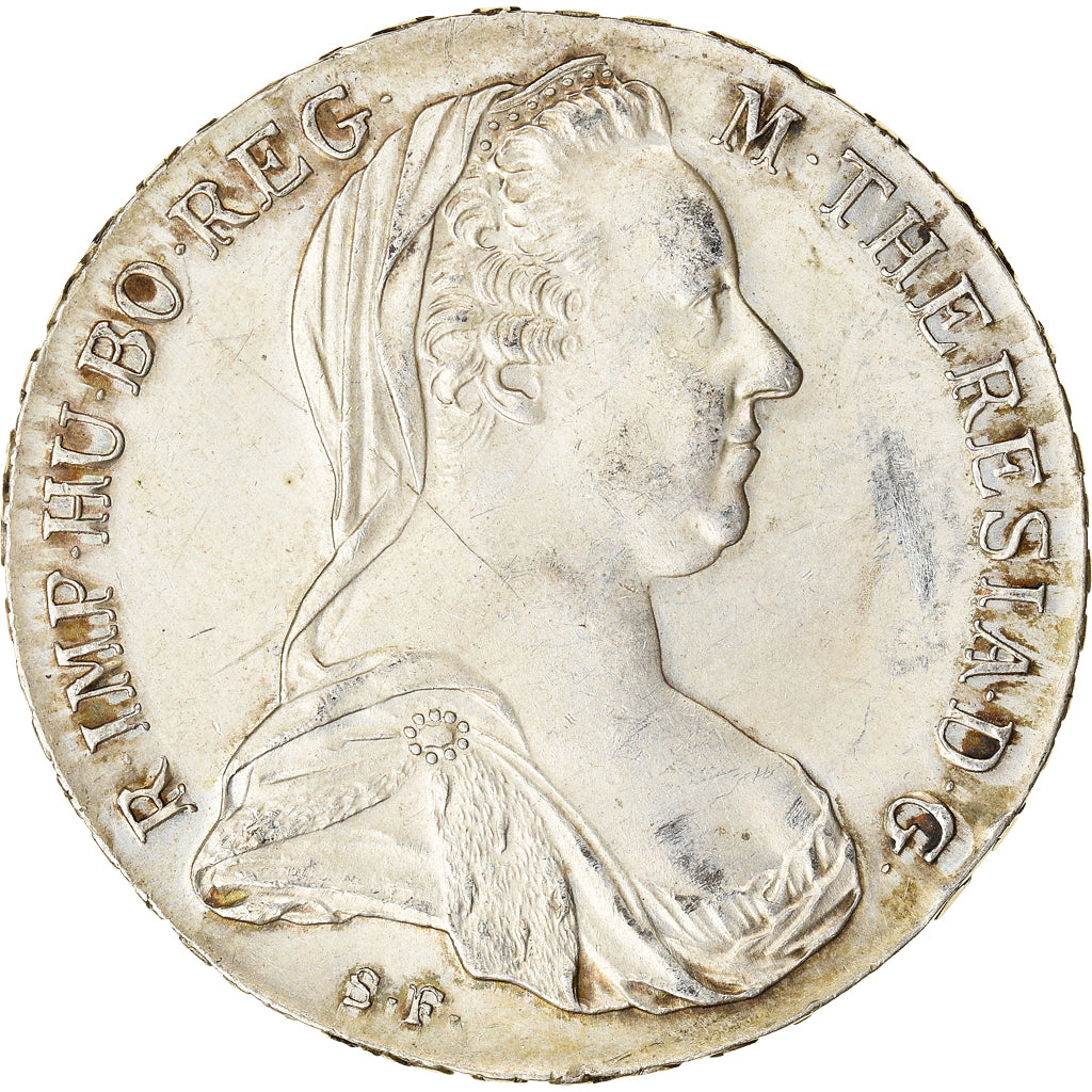 Coin, Austria, Joseph II, Thaler, 1780, Restrike, AU(55-58), Silver, KM:T1