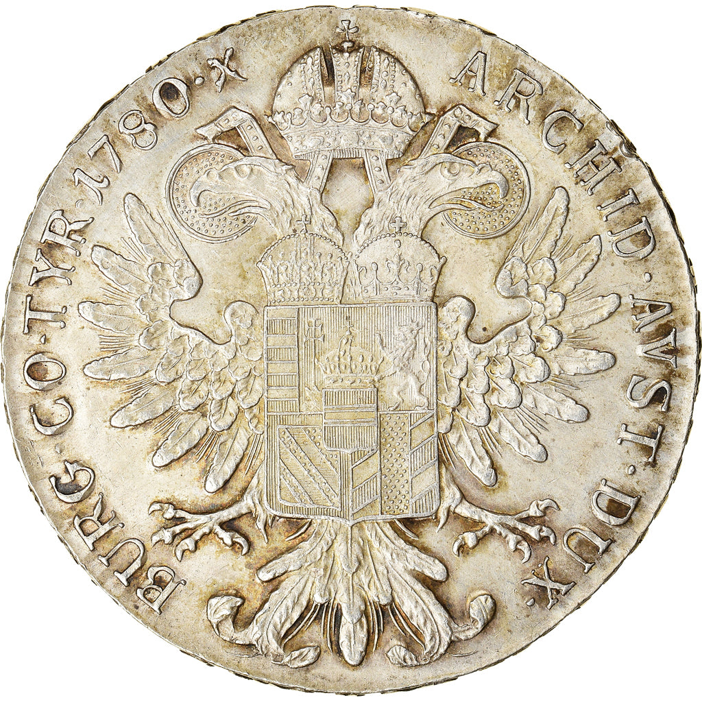 Coin, Austria, Joseph II, Thaler, 1780, Restrike, AU(55-58), Silver, KM:T1