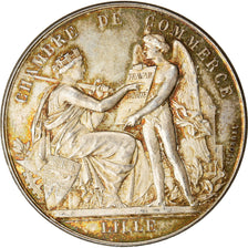 France, Medal, Chambre de Commerce de Lille, MS(63), Silver