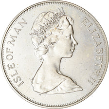 Coin, Isle of Man, Elizabeth II, Silver Jubilee, Crown, 1977, Pobjoy Mint