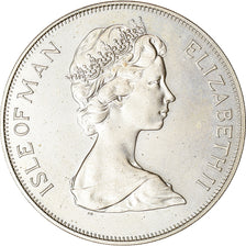 Moneda, Isla de Man, Elizabeth II, Silver Jubilee, Crown, 1977, Pobjoy Mint, SC