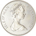Moeda, Ilha de Man, Elizabeth II, Silver Jubilee, Crown, 1977, Pobjoy Mint
