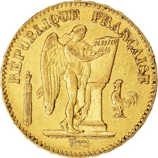 Moeda, França, Génie, 20 Francs, 1848, Paris, EF(40-45), Dourado, KM:757