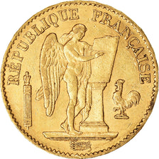 Münze, Frankreich, Génie, 20 Francs, 1874, Paris, SS+, Gold, KM:825