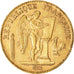 Moneda, Francia, Génie, 20 Francs, 1891, Paris, MBC+, Oro, KM:825, Gadoury:1063