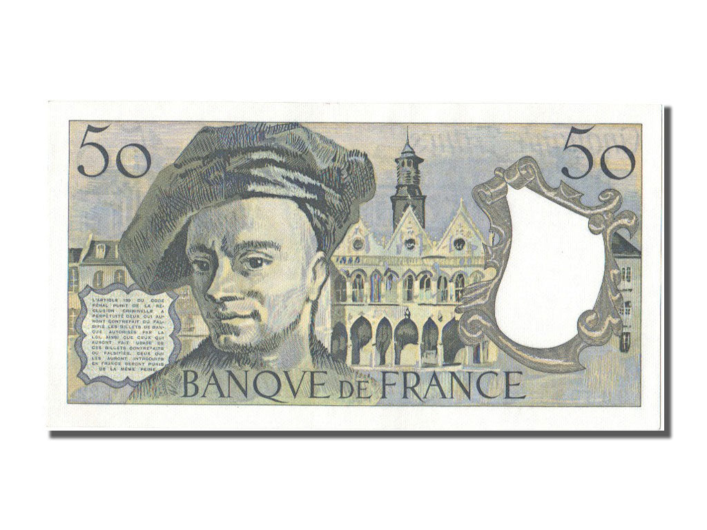 Billete, Francia, 50 Francs, 50 F 1976-1992 ''Quentin de La Tour'', 1981, UNC