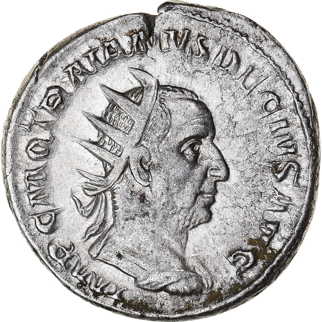 Coin, Trajan Decius, Antoninianus, 249-251, Rome, AU(50-53), Billon, RIC:11