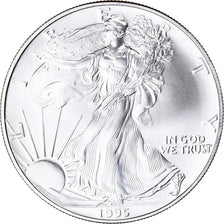 Moneda, Estados Unidos, Silver Eagle, Dollar, 1995, 1 Oz, FDC, Plata
