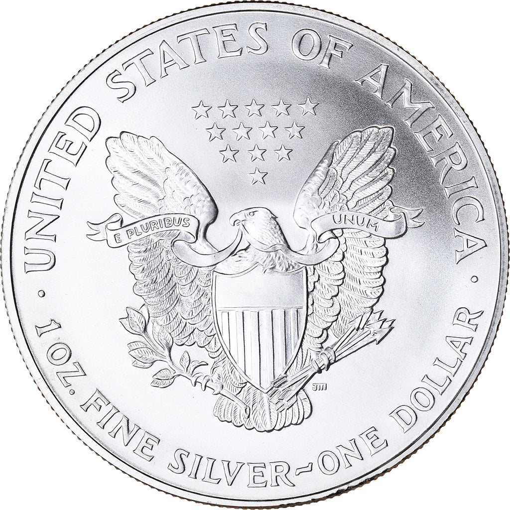 Moneda, Estados Unidos, Silver Eagle, Dollar, 1995, 1 Oz, FDC, Plata