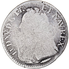 Moneta, Francia, Louis XV, 1/5 Écu aux branches d'olivier, 1726, Amiens, B+