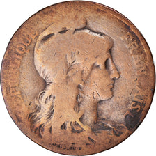 Munten, Frankrijk, Dupuis, 5 Centimes, 1900, Paris, Variety 900, ZG+, Bronzen