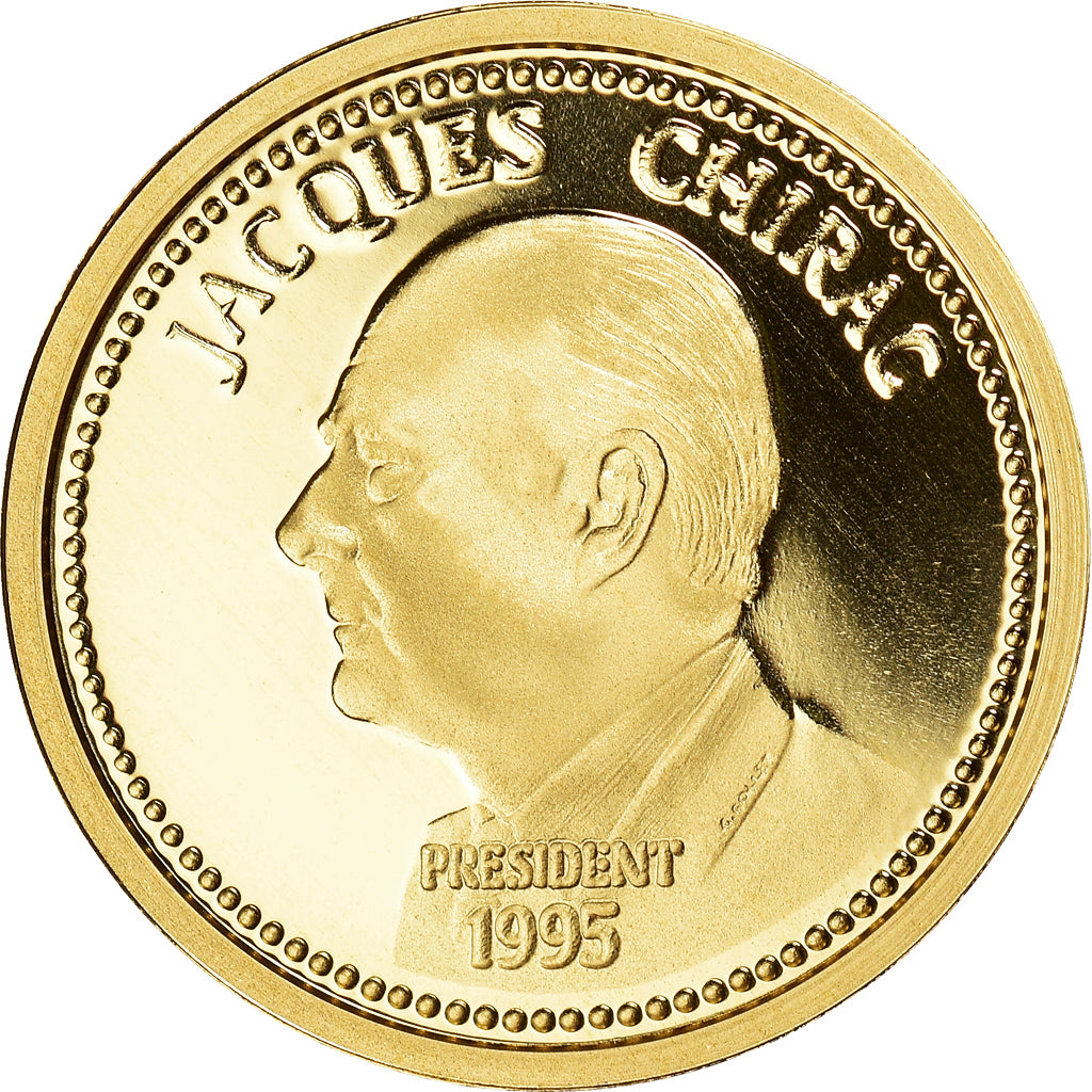 Frankreich, Medaille, Jacques Chirac, Elections Présidentielles, 1995, STGL