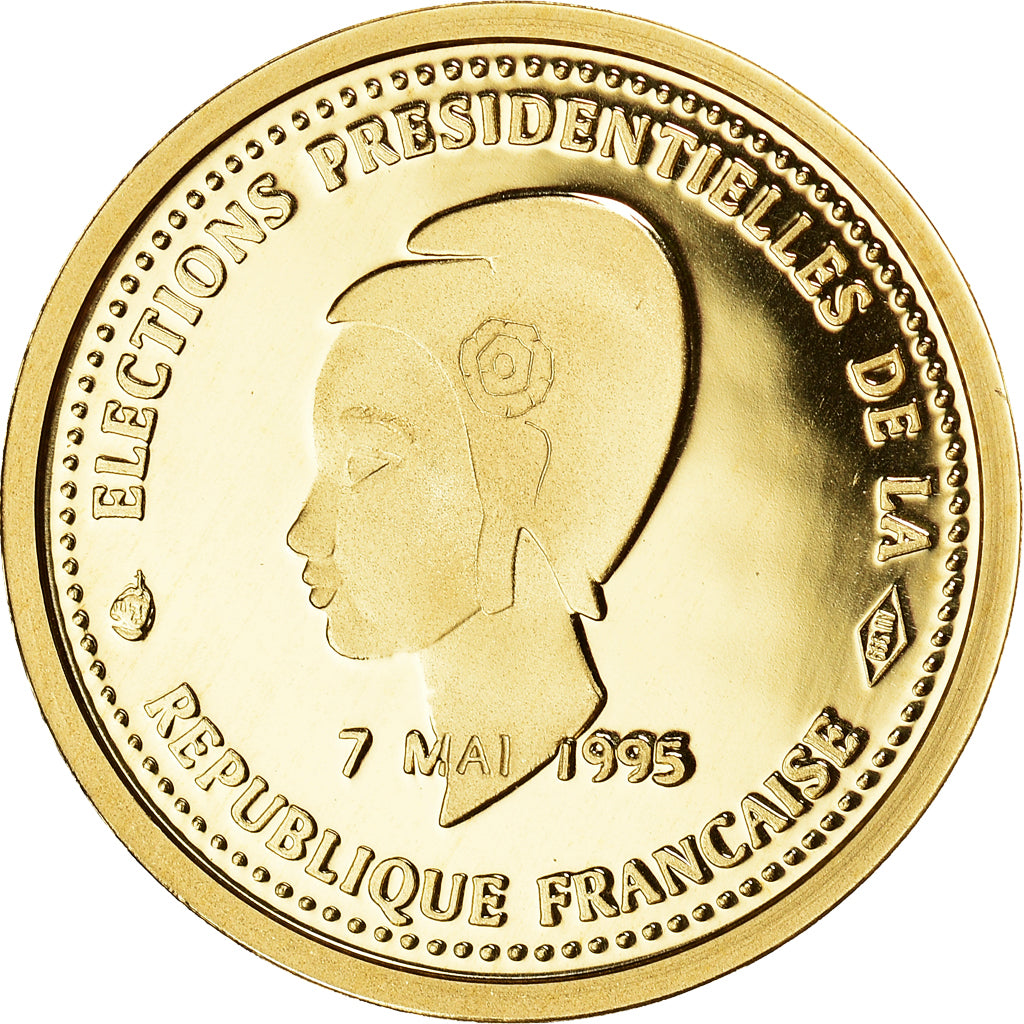 Frankreich, Medaille, Jacques Chirac, Elections Présidentielles, 1995, STGL