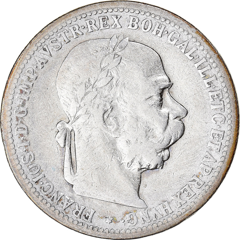 Coin, Austria, Franz Joseph I, Corona, 1899, VF(30-35), Silver, KM:2804