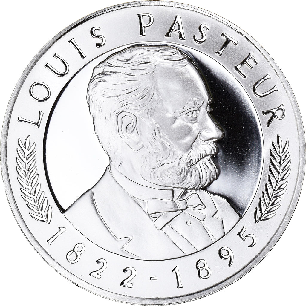 France, Medal, Louis Pasteur (1822-1895), 100ème Anniversaire, MS(65-70)