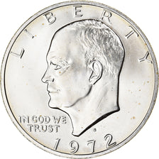 Coin, United States, Eisenhower Dollar, Dollar, 1972, U.S. Mint, San Francisco