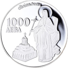 Coin, Bulgaria, St. Ivan of Rila, 1000 Leva, 1996, Proof, MS(64), Silver, KM:222