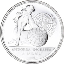 Coin, Andorra, Andorra U.N. Membership, 10 Diners, 1994, Proof, MS(65-70)