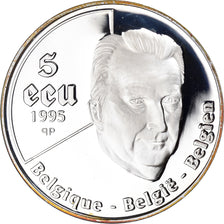 Coin, Belgium, 50th Anniversary - United Nations, 5 Ecu, 1995, Proof, MS(64)