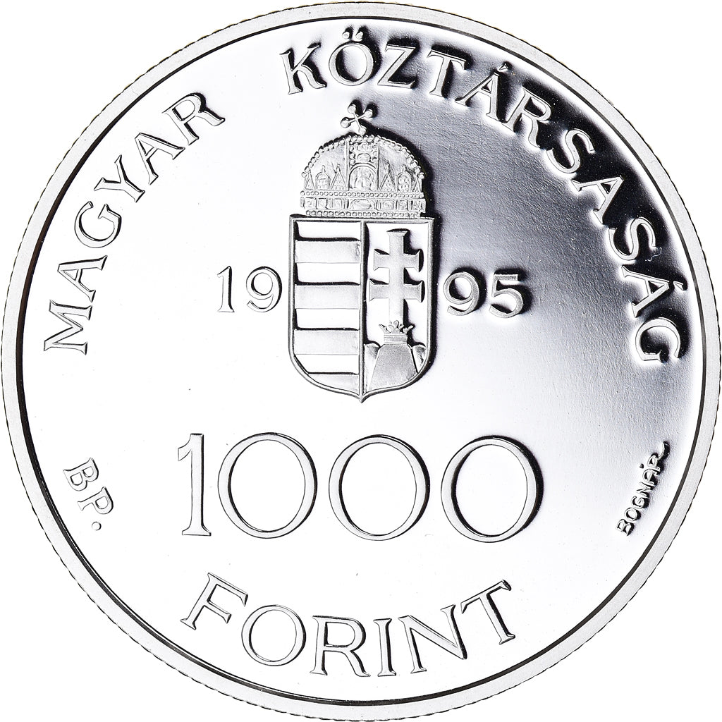 Moneta, Ungheria, European Currency Union - ECU, 1000 Forint, 1995, Budapest