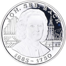 Coin, Andorra, Johan Sebastian Bach, 10 Diners, 1997, Proof, MS(65-70), Silver