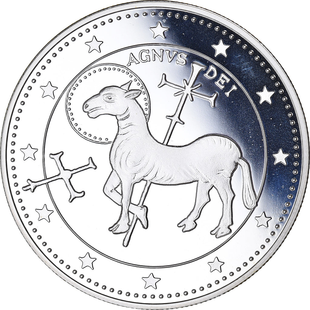 Coin, Andorra, Agnus Dei, 10 Diners, 1995, Proof, MS(65-70), Silver, KM:114
