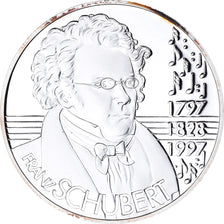 Münze, Österreich, Franz Schubert, 25 Ecu, 1997, Proof, UNZ+, Silber, KM:30