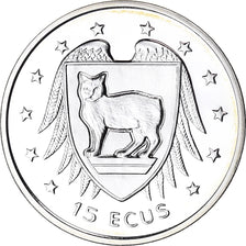 Monnaie, Île de Man, Elizabeth II, 15 Ecus, 1994, Pobjoy Mint, FDC, Argent